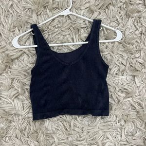 Navy blue tank top